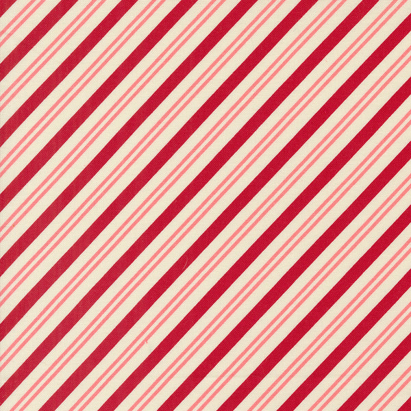 Moda - Once Upon A Christmas - Peppermint Stick - Princess Fabric