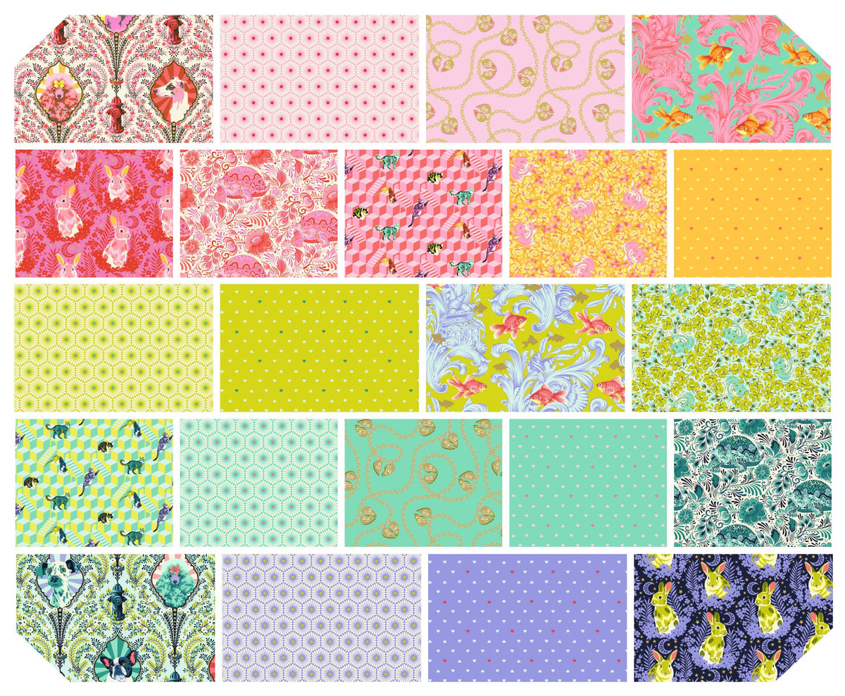 Free Spirit Fabrics - Tula Pink Besties - 10X10 charm pack – Pearls and  Clovers Quilt Shop