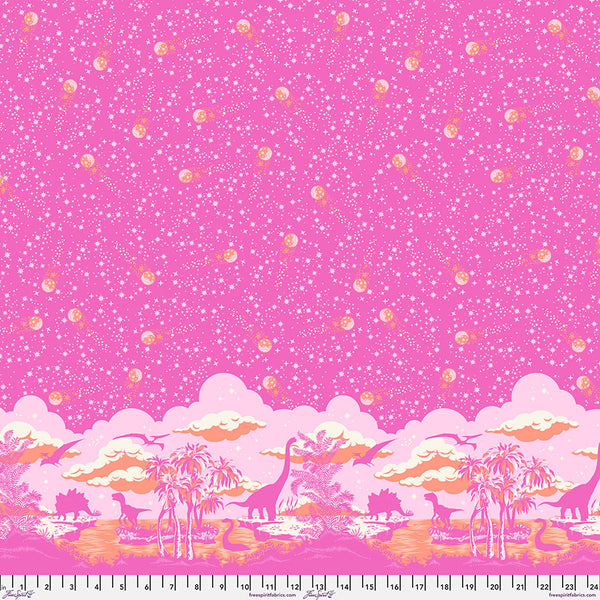 FreeSpirit Fabrics - Tula Pink ROAR! Meteor Showers - Blush Fabric