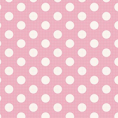 Tilda - Medium Dots - Pink Fabric