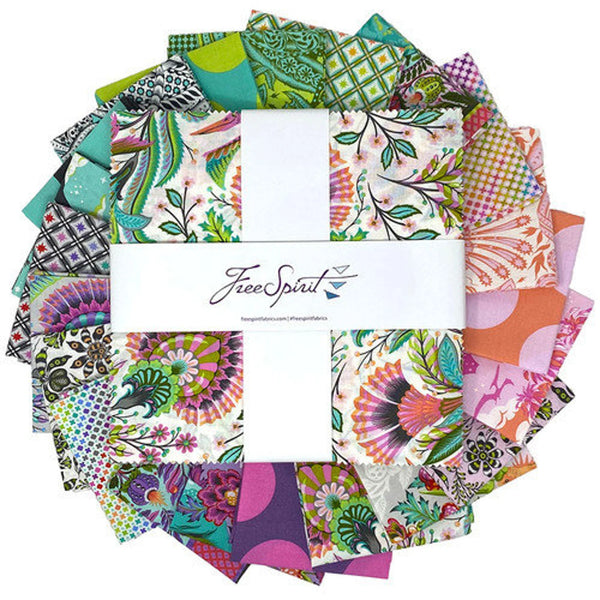 FreeSpirit Fabrics - Tula Pink ROAR! - 10X10 charm pack