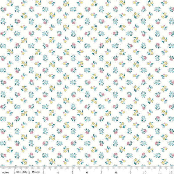 Riley Blake Designs - Liberty The Collector's Home - Nature's Jewel Spring Buds C Fabric