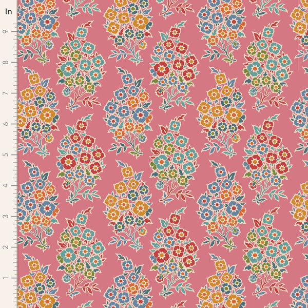 Tilda - Pie In The Sky - Willy Nilly Pink Fabric