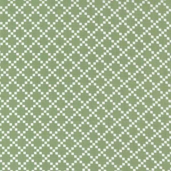 Moda - Dwell - Nine Patch - Grass Fabric