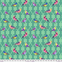 Free Spirit Fabrics - Tula Pink Moon Garden - In A Finch Dusk Fabric
