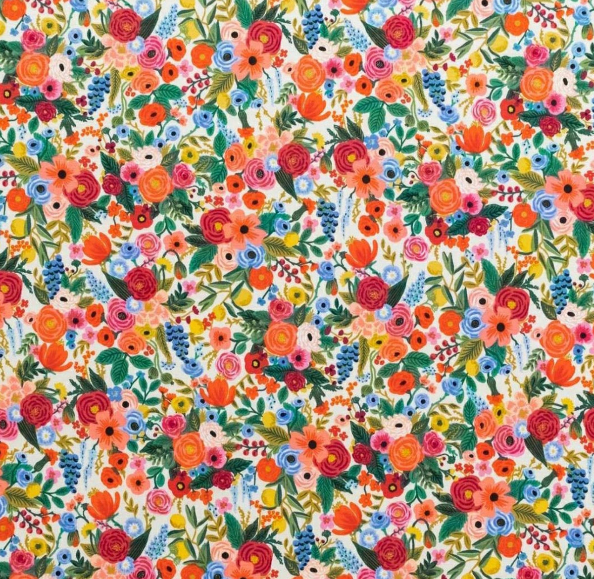 Rifle Paper Co., Wildwood Garden Party Pink Canvas Fabric, 1/4 yard – Lakes  Makerie