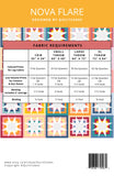 Quilt Cakes - Nova Flare Quilt - Paper Pattern