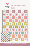 Quilty Love - Cozy Checkered Hearts - Paper Pattern