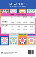 Quilt Cakes - Nova Burst Quilt - Paper Pattern