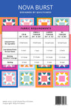 Quilt Cakes - Nova Burst Quilt - Paper Pattern