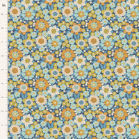 Tilda - Wallflower - Lauren Blue Fabric