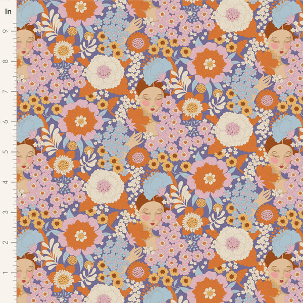 Tilda - Wallflower - Wallflower Thistle Fabric