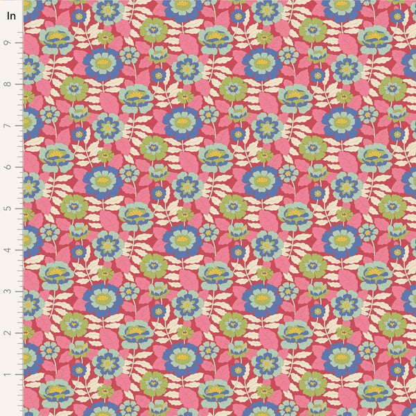 Tilda - Wallflower - Beverly Pink Fabric