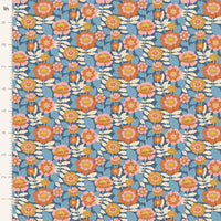 Tilda - Wallflower - Beverly Blue Fabric