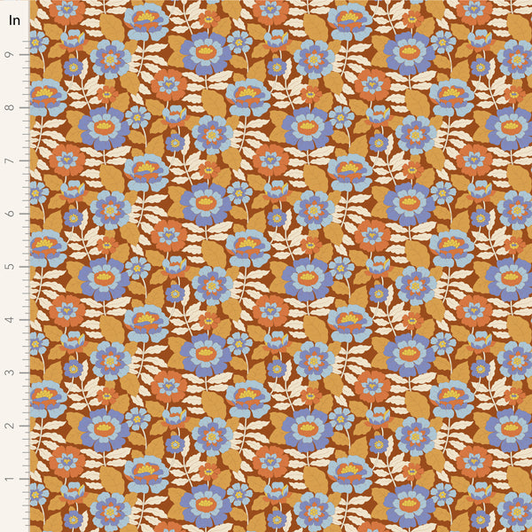 Tilda - Wallflower - Beverly Caramel Fabric