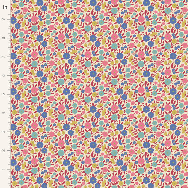 Tilda - Wallflower - Janice Red Fabric