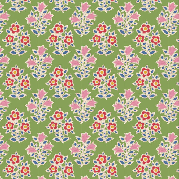 Tilda - Jubilee -  Farm Flowers Blenders Green Fabric