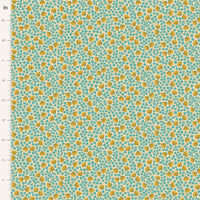 Tilda - Wallflower - Bellflower Blender Teal Fabric