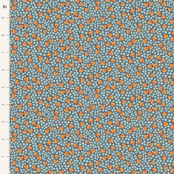 Tilda - Wallflower - Bellflower Blender Prussian Fabric