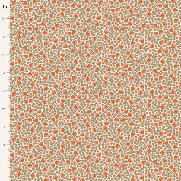 Tilda - Wallflower - Bellflower Blender Sand Fabric