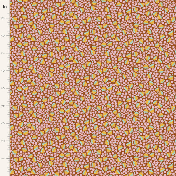 Tilda - Wallflower - Bellflower Blender Mulberry Fabric
