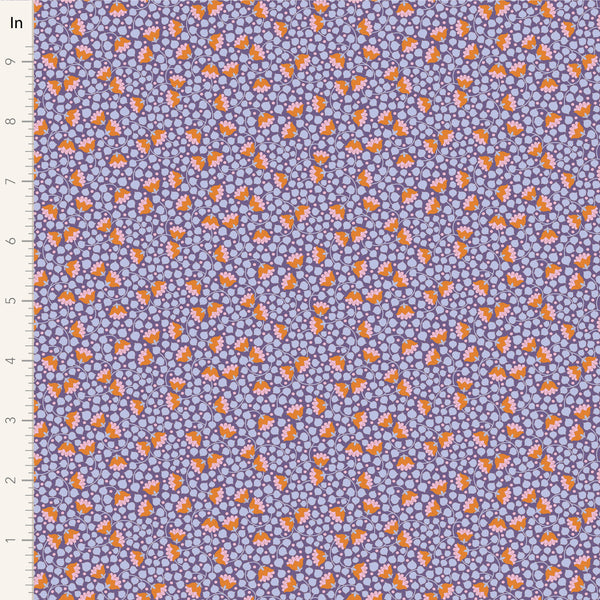 Tilda - Wallflower - Bellflower Blender Thistle Fabric