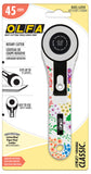 Olfa - Printed Handle Rotary Cutter - 45mm