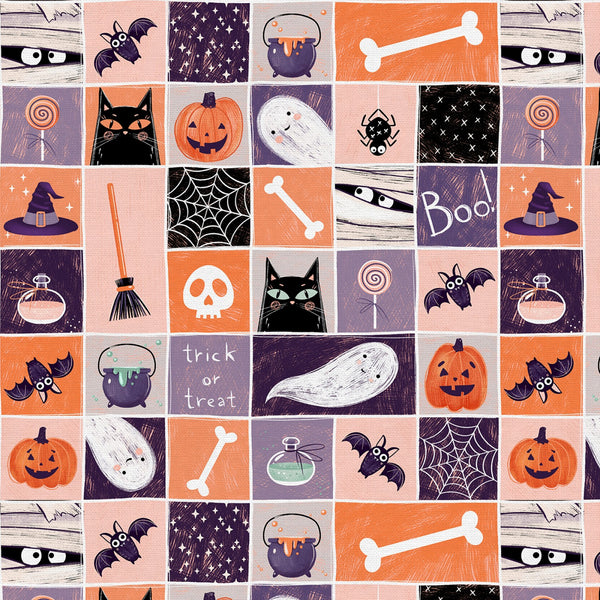 Paintbrush Studios - Starlight Spooks - Trick or Treat Boxes Multi Fabric