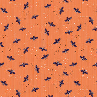 Paintbrush Studios - Starlight Spooks - Bats Orange Fabric