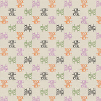 Paintbrush Studios - Tricks & Treats - Trick or Treat Words Multi Fabric