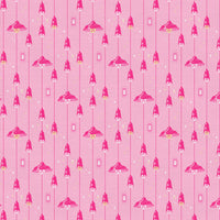 Paintbrush Studios - Dine & Drive - Light Stripe Pink Fabric