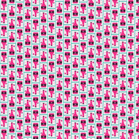 Paintbrush Studios - Dine & Drive - Ketchup Pink Fabric