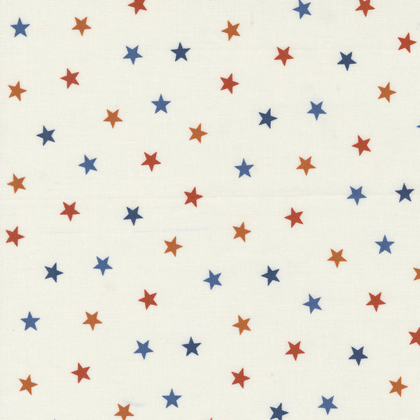 Moda - Sunrise Side - Sparse Stars Cream Multi Fabric