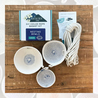 Mountain Thread Co. - Coiled Rope Basket Kit - Nesting Bowls