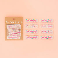 Sarah Hearts - Just Sew Happy Sewing Woven Labels (8 ct)