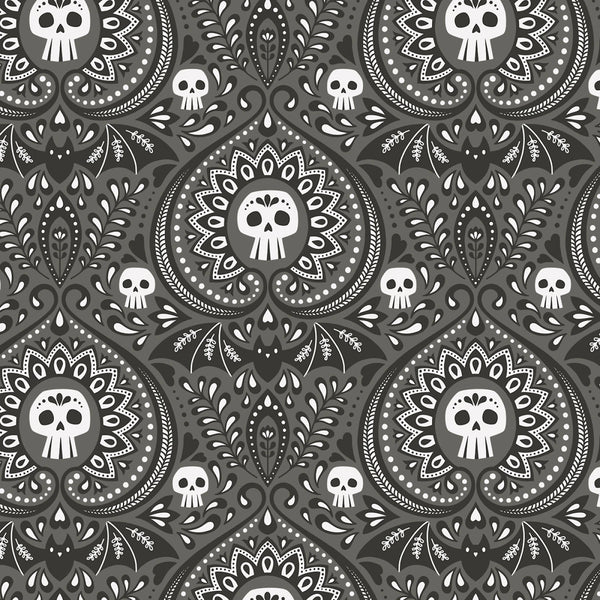 Cloud 9 - Gothic Whimsy - Gothic Paisley Fabric