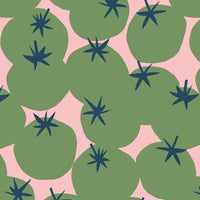Cloud 9 - Organic Cotton Canvas - Summer Tomatoes Fabric