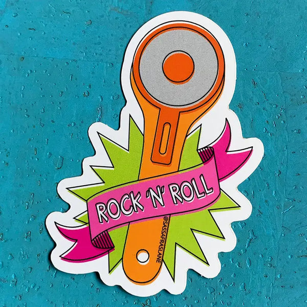 Sassafras Lane Designs - Rotary Cutter Sticker