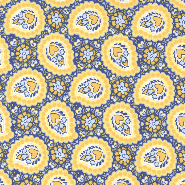 Moda - Sunflowers My Heart - Provence Ocean Fabric