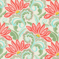 Moda - Tango - Valencia Cream Tangerine Fabric