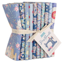 Tilda - Fat Quarter Bundle- Scrap Blue