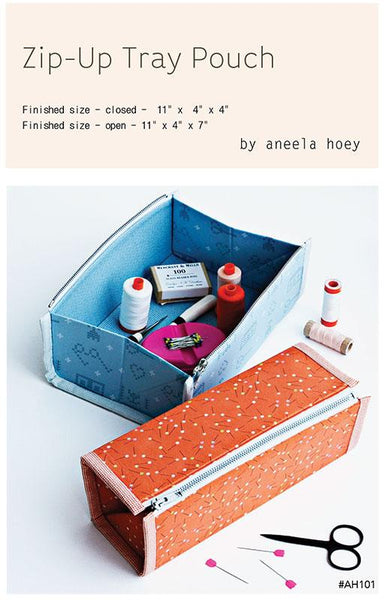 Aneela Hoey - Zip Up Tray Pouch - Paper Pattern