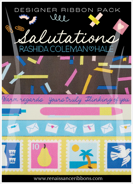 Renaissance Ribbons - Ruby Star Society Salutations Ribbon Pack