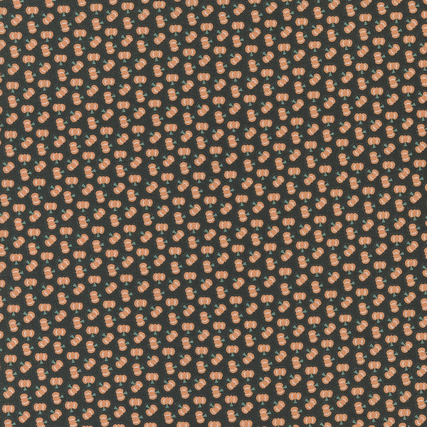 Moda - Owl O Ween - Pumpkin Patch Midnight Fabric