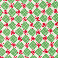 Moda - Kitty Christmas - Bells Holly Fabric