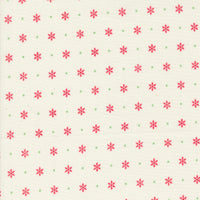 Moda - Kitty Christmas - Flurry Snow Fabric