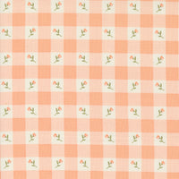 Moda - Flower Girl - Picnic Checks Peachy Fabric