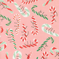 Moda - Tiny Christmas - Candy Cane Cotton Candy Fabric