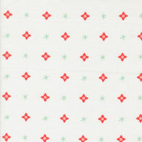 Moda - Tiny Christmas - Christmas Star Snow Fabric