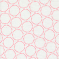 Moda - Tiny Christmas - Pearl Bracelet Snow Cotton Candy Fabric